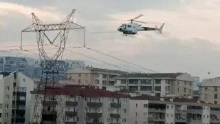Bursa’da iletim hatlarına helikopterli bakım