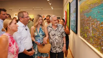 Ayvalık’ta sanat dünyasının usta isimleri buluştu