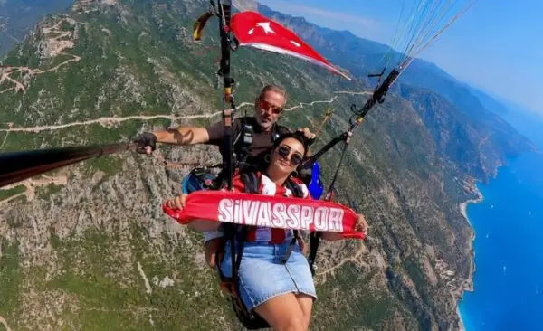 Fethiye semalarında Sivasspor atkısı açtı