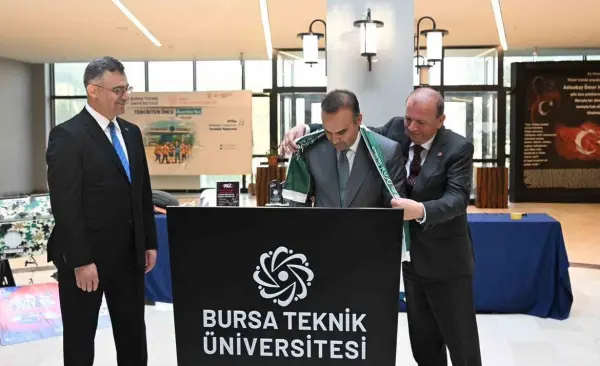 BTSO Başkanı Matlı’dan Bakan Kacır’a Bursaspor atkısı
