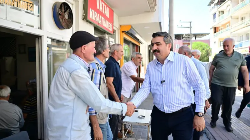 Başkan Oktay Yılmaz, Çiçek Caddesi esnafıyla buluştu