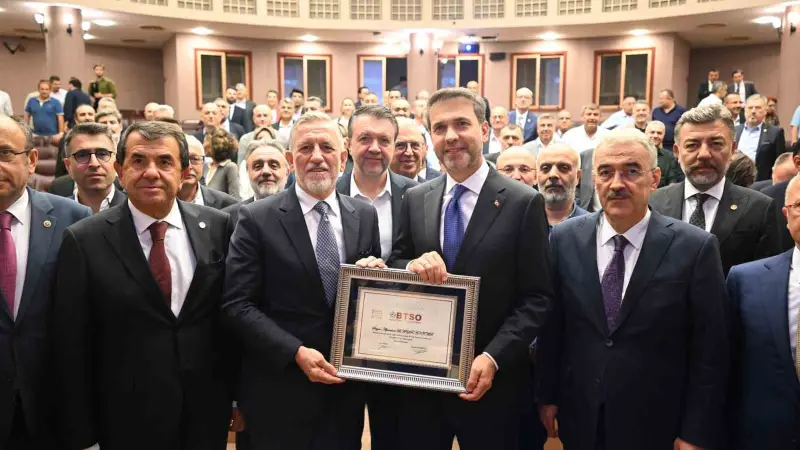 BTSO Meclisinin konuğu Bakan Alparslan Bayraktar