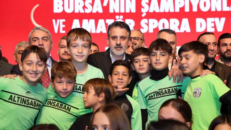 Bursa’nın şampiyonlarına ve amatör spora dev destek